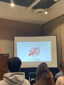 Holden Hemingway is awarded the Student Development Research Award from TACSM