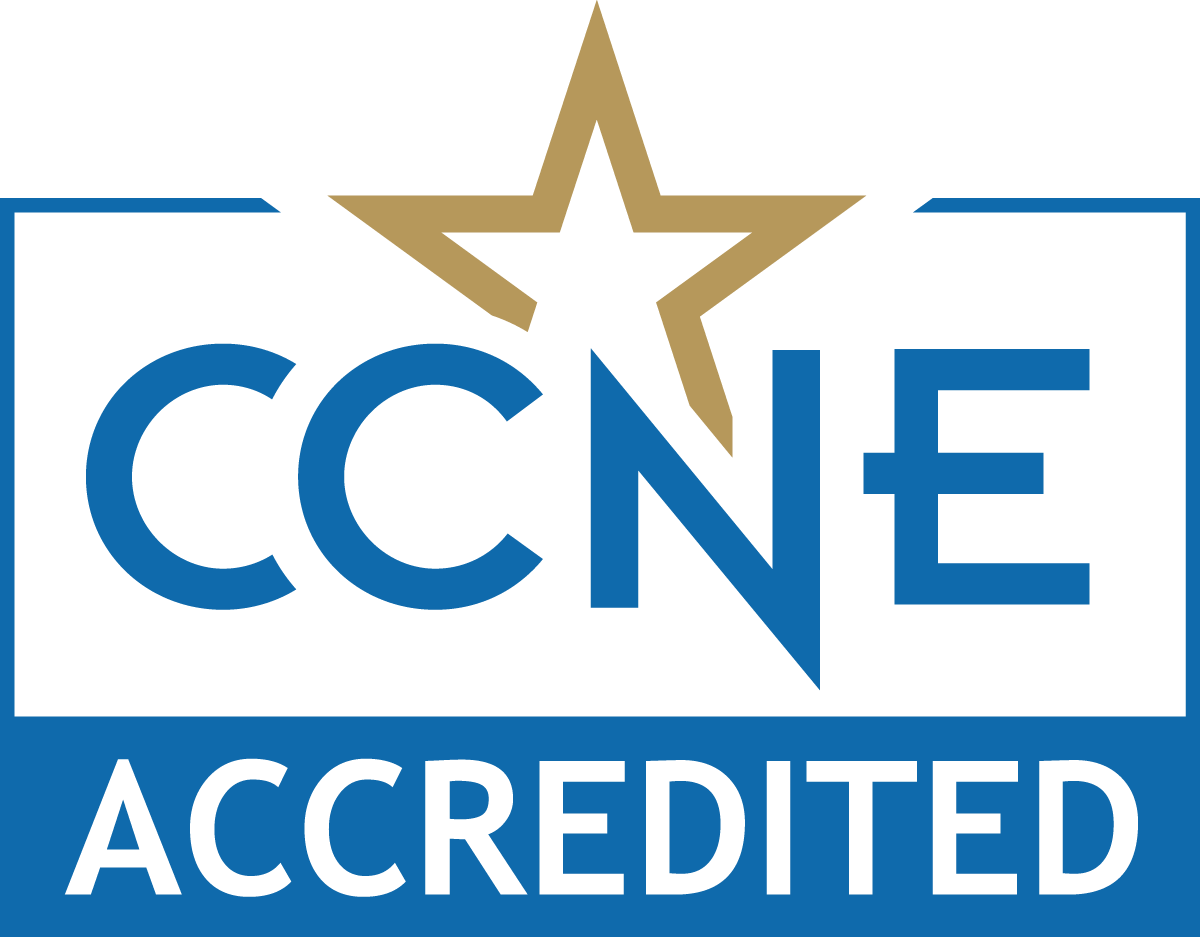 Accredited by the Commission on Collegiate Nursing Education