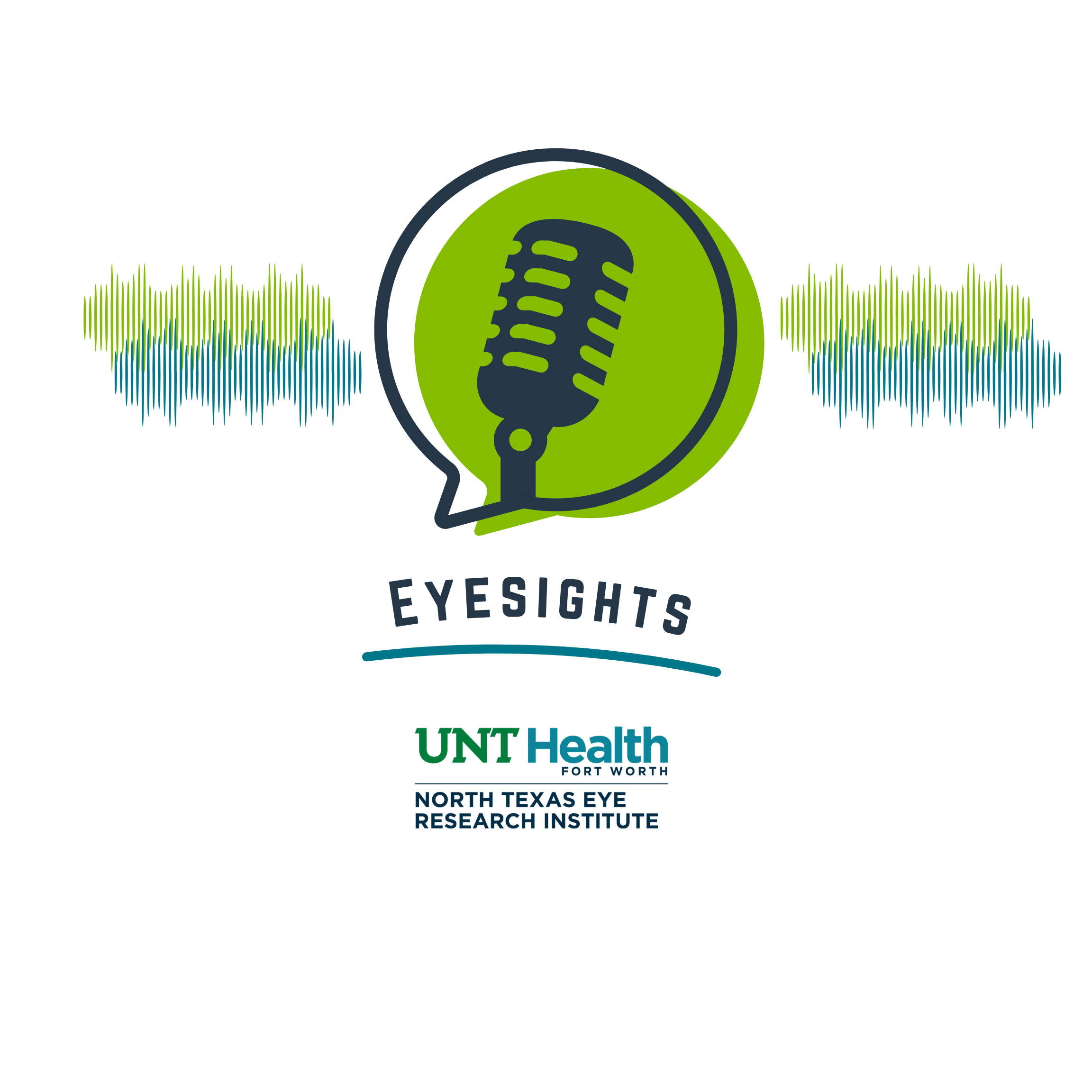 This is the logo of the Eyesights podcast.