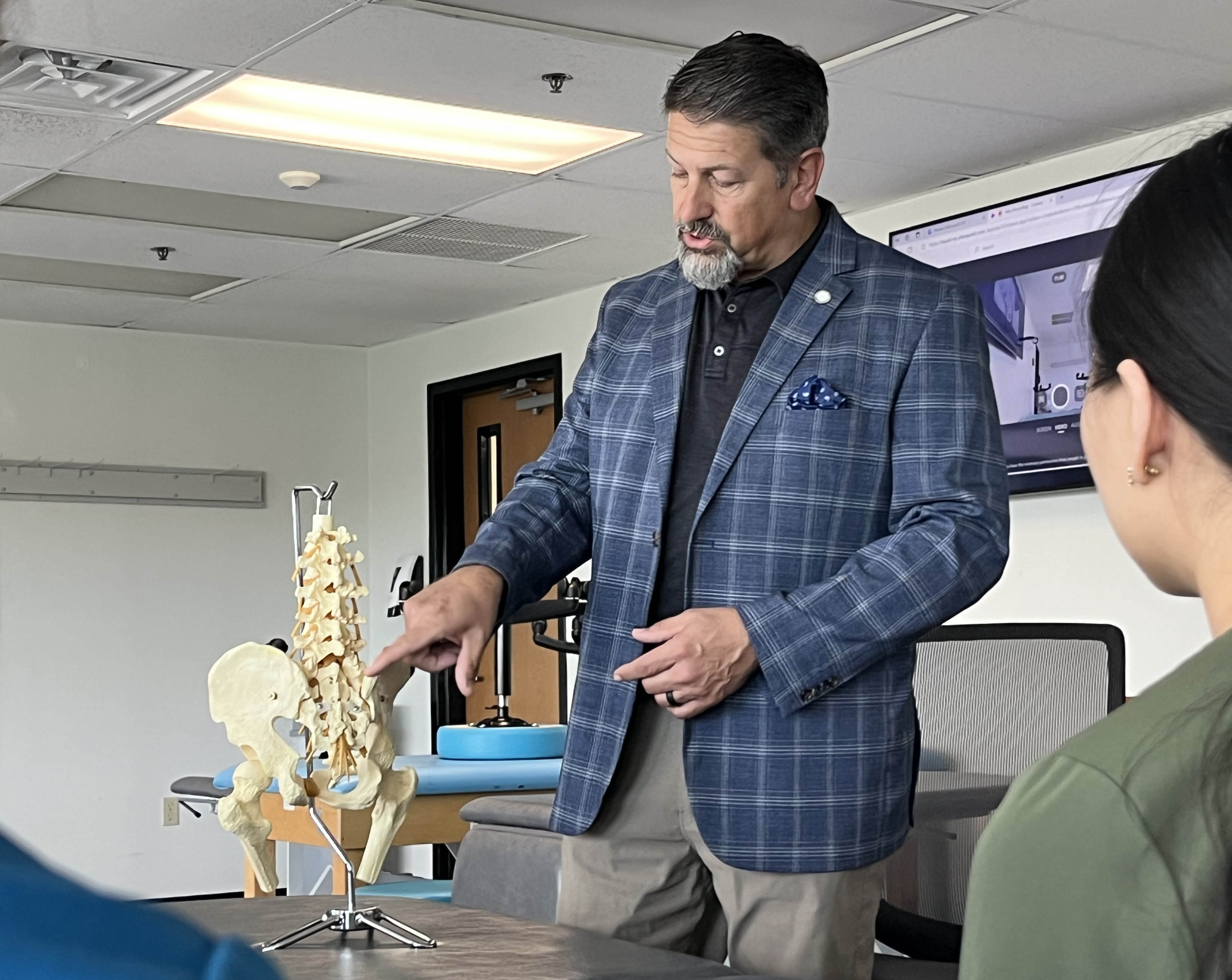 Dr. Mason with residents